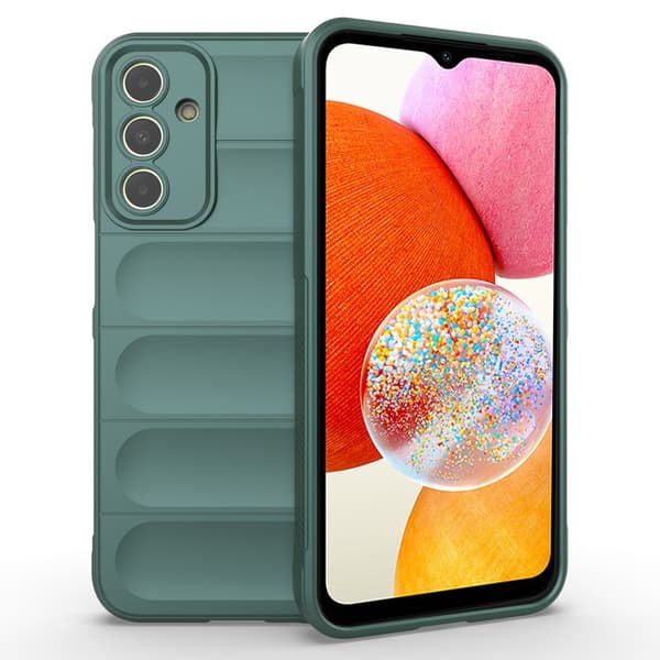 SKALO Samsung A15 4G Rugged Bumpers TPU-Cover - Grøn