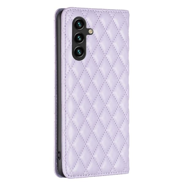 SKALO Samsung A15 4G BINFEN COLOR Big Wallet Quilted Flip Cover - Lilla