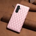 Pikkukuva 8 / 8: SKALO Samsung A15 4G BINFEN COLOR Iso Tikattu Lompakkokotelo - Pinkki