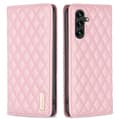 Pikkukuva 1 / 8: SKALO Samsung A15 4G BINFEN COLOR Iso Tikattu Lompakkokotelo - Pinkki