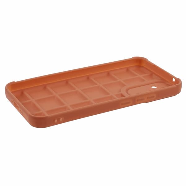 SKALO Samsung A15 5G Puffer Bumper TPU-Cover - Brun