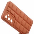 Miniatyrbillede 6 af 6: SKALO Samsung A15 5G Puffer Bumper TPU-Cover - Brun