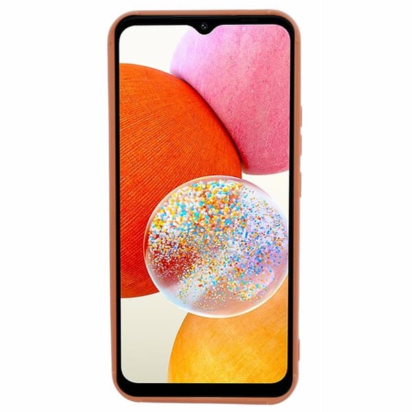 SKALO Samsung A15 5G Puffer Bumper TPU-Cover - Brun