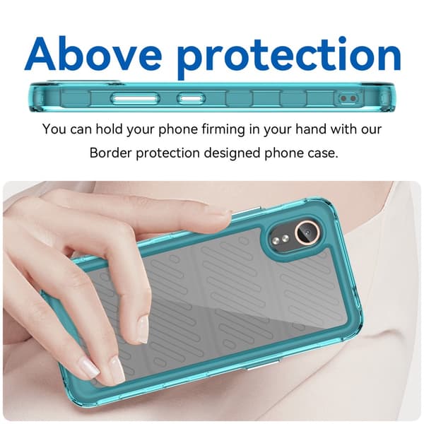SKALO Samsung Xcover 7 Armor Hybrid Bumper Cover - Turkis