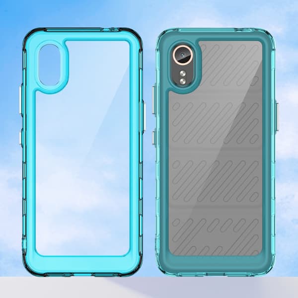 SKALO Samsung Xcover 7 Armor Hybrid Bumper Cover - Turkis