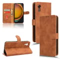 Miniatyrbild 6 av 6: SKALO Samsung Xcover 7 Matt PU-Läder Plånboksfodral - Brun