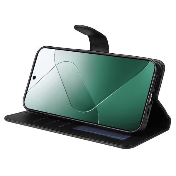 SKALO Xiaomi 14 5G PU-Läder Plånboksfodral