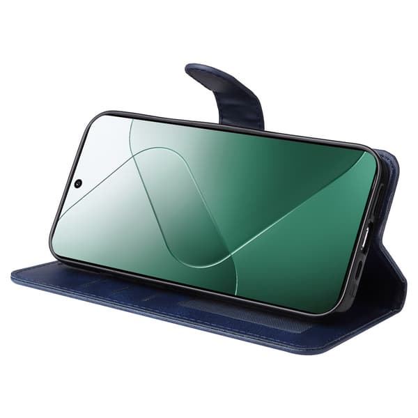 SKALO Xiaomi 14 5G PU-Läder Plånboksfodral