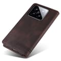 Pikkukuva 5 / 8: SKALO Xiaomi 14 5G GQ.UTROBE Lompakkokotelo PU-nahkaa - Ruskea