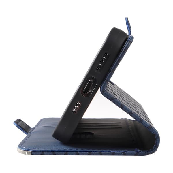SKALO Xiaomi 14 5G Tikattu Lompakko - Sininen