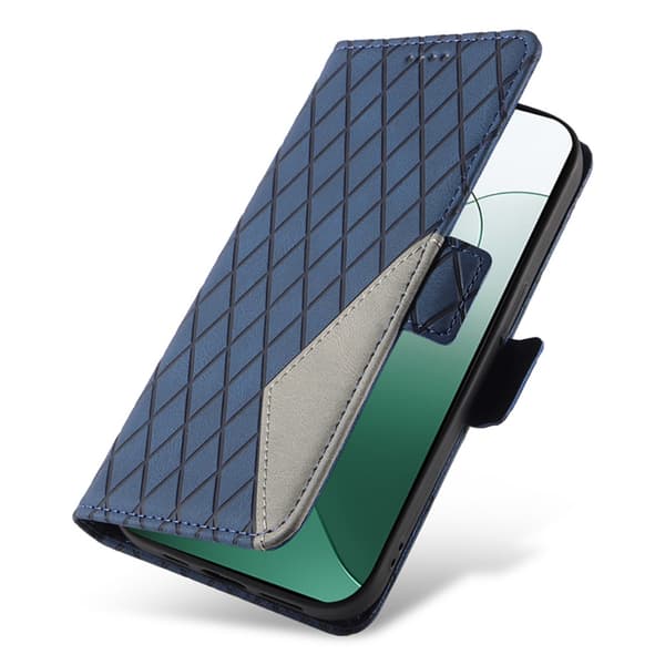SKALO Xiaomi 14 5G Tikattu Lompakko - Sininen