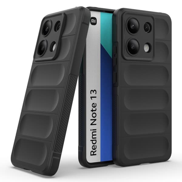 SKALO Xiaomi Redmi Note 13 4G Rugged Bumpers TPU-Cover - Sort