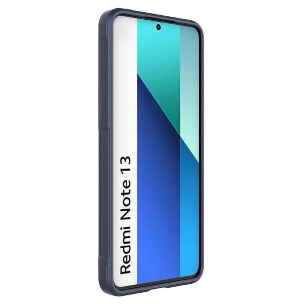 SKALO Xiaomi Redmi Note 13 4G Rugged Bumpers TPU-suojakuori - Tummansininen