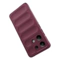 Pikkukuva 3 / 7: SKALO Xiaomi Redmi Note 13 4G Rugged Bumpers TPU-suojakuori - Viininpunainen