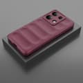 Pikkukuva 7 / 7: SKALO Xiaomi Redmi Note 13 4G Rugged Bumpers TPU-suojakuori - Viininpunainen