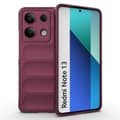Pikkukuva 1 / 7: SKALO Xiaomi Redmi Note 13 4G Rugged Bumpers TPU-suojakuori - Viininpunainen