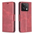 Pikkukuva 1 / 6: SKALO Xiaomi Redmi Note 13 4G Lompakkokotelo PU-nahkaa - Punainen