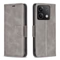 Pikkukuva 1 / 6: SKALO Xiaomi Redmi Note 13 4G Lompakkokotelo PU-nahkaa - Harmaa