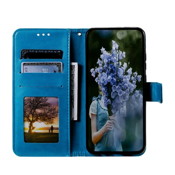 SKALO Xiaomi Redmi Note 13 4G Mandala Flip Cover - Blå