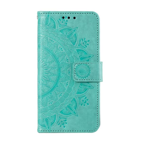 SKALO Xiaomi Redmi Note 13 4G Mandala Flip Cover - Turkis