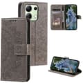 Pikkukuva 7 / 7: SKALO Xiaomi Redmi Note 13 4G Mandala lompakkokotelo - Harmaa