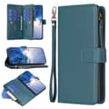 Pikkukuva 7 / 7: SKALO Xiaomi Redmi Note 13 4G Big Wallet 11-lokeroa Lompakkokotelo - Vihreä
