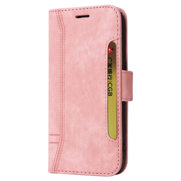 SKALO Xiaomi Redmi Note 13 5G BETOPNICE 001 Plånboksfodral i PU-Läder - Rosa