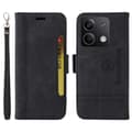Miniatyrbillede 1 af 10: SKALO Xiaomi Redmi Note 13 5G BETOPNICE 001 Pungetui i PU-læder - Sort