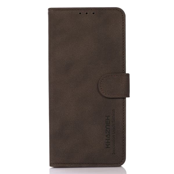 SKALO Xiaomi Redmi Note 13 5G KHAZNEH Plånboksfodral i PU-Läder - Brun