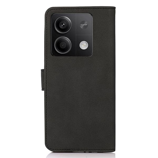 SKALO Xiaomi Redmi Note 13 5G KHAZNEH Plånboksfodral i PU-Läder - Svart