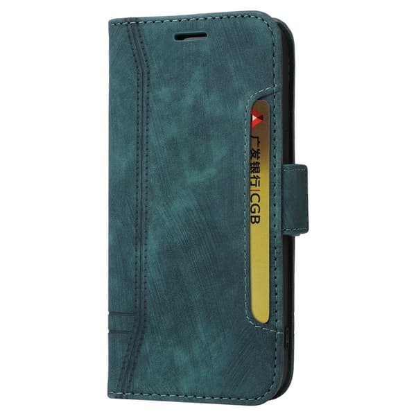SKALO Xiaomi Redmi Note 13 5G BETOPNICE 001 Plånboksfodral i PU-Läder - Grön