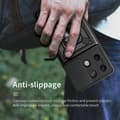 Pikkukuva 9 / 9: SKALO Xiaomi Redmi Note 13 5G Armor Kortinpidin Kameran Suojakuori- Musta