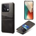 Pikkukuva 1 / 4: SKALO Xiaomi Redmi Note 13 5G PU-nahkainen Suojakuori Lompakolla - Musta