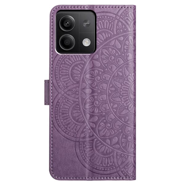SKALO Xiaomi Redmi Note 13 5G Mandala Plånboksfodral - Lila