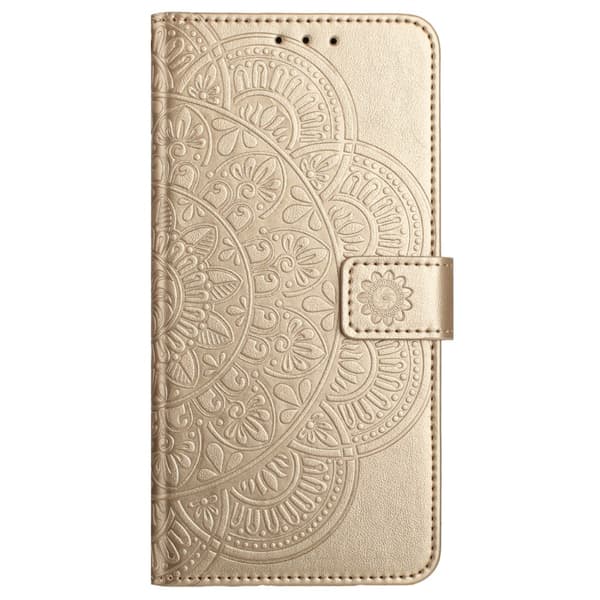 SKALO Xiaomi Redmi Note 13 5G Mandala Flip Cover - Guld