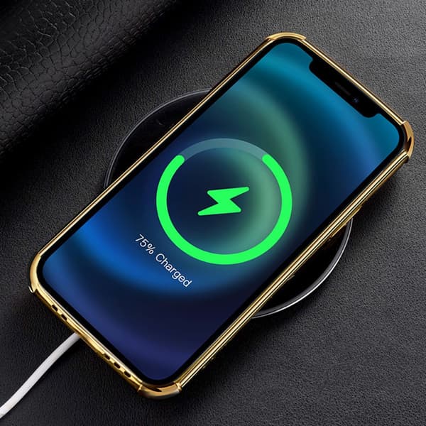 SKALO Xiaomi Redmi Note 13 5G Krokodil Guldkant Skal - Vit