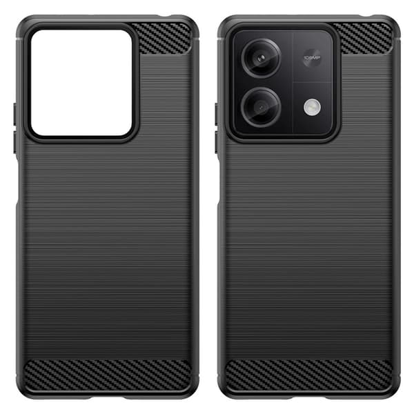 SKALO Xiaomi Redmi Note 13 5G Armor Carbon Stødsikker TPU-cover