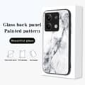 Pikkukuva 4 / 8: SKALO Xiaomi Redmi Note 13 5G Marmori karkaistu lasi TPU-suojakuori - #2