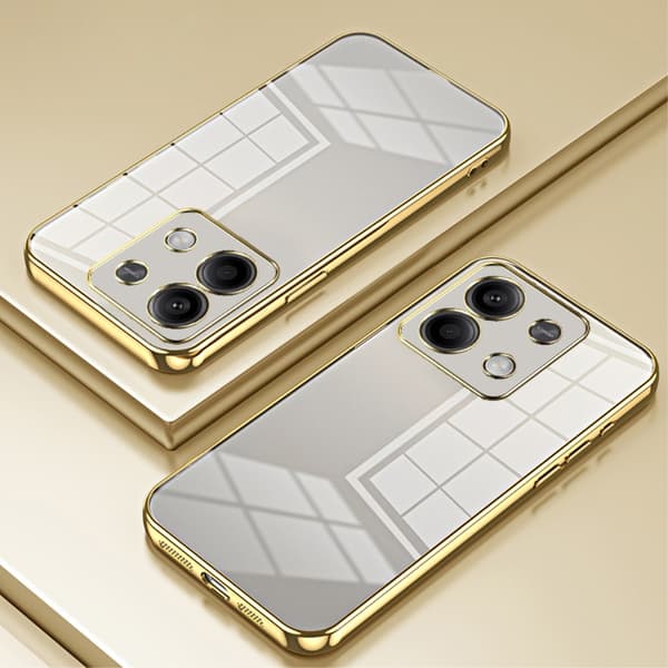 SKALO Xiaomi Redmi Note 13 5G Electroplating Farve Cover - Guld