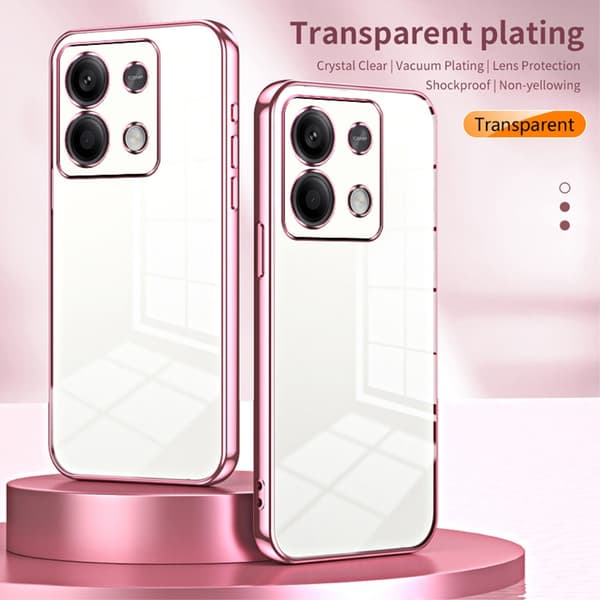 SKALO Xiaomi Redmi Note 13 5G Electroplating Color Skal - Svart