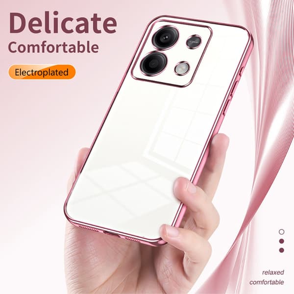SKALO Xiaomi Redmi Note 13 5G Electroplating Color Skal - Svart