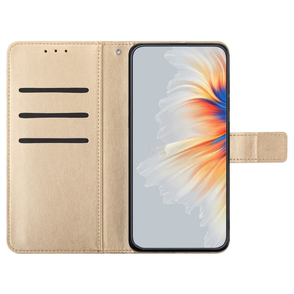 SKALO Xiaomi Redmi Note 13 Pro 5G Mandala Plånboksfodral - Guld