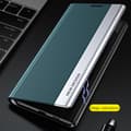 Miniatyrbillede 4 af 7: SKALO Xiaomi Redmi Note 13 Pro 5G Ultraslim PU læderetui - Grøn