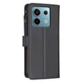 Miniatyrbild 6 av 7: SKALO Xiaomi Redmi Note 13 Pro 5G Big Wallet 11-FACK Plånboksfodral - Svart