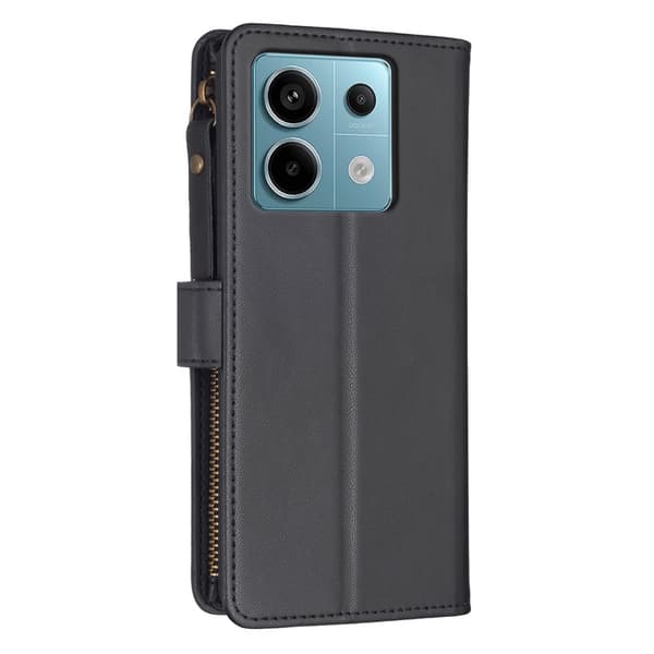 SKALO Xiaomi Redmi Note 13 Pro 5G Big Wallet 11-FACK Plånboksfodral - Svart