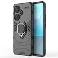 Pikkukuva 1 / 5: SKALO Xiaomi Redmi Note 13 Pro+ Armor Hybridi metallirengas kuori - Musta