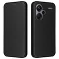 Pikkukuva 1 / 10: SKALO Xiaomi Redmi Note 13 Pro+ Carbon Fiber Lompakkokotelo - Musta