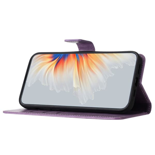 SKALO Xiaomi Redmi Note 13 Pro+ Mandala lompakkokotelo - Violetti