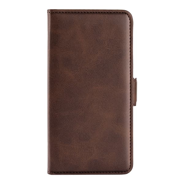 SKALO Xiaomi Redmi Note 13 Pro+ Premium Wallet Lompakkokotelo - Ruskea