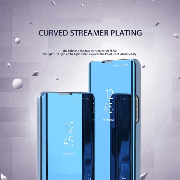 SKALO Xiaomi Redmi Note 13 Pro+ Clear View Lompakkokotelo - Ruusukulta